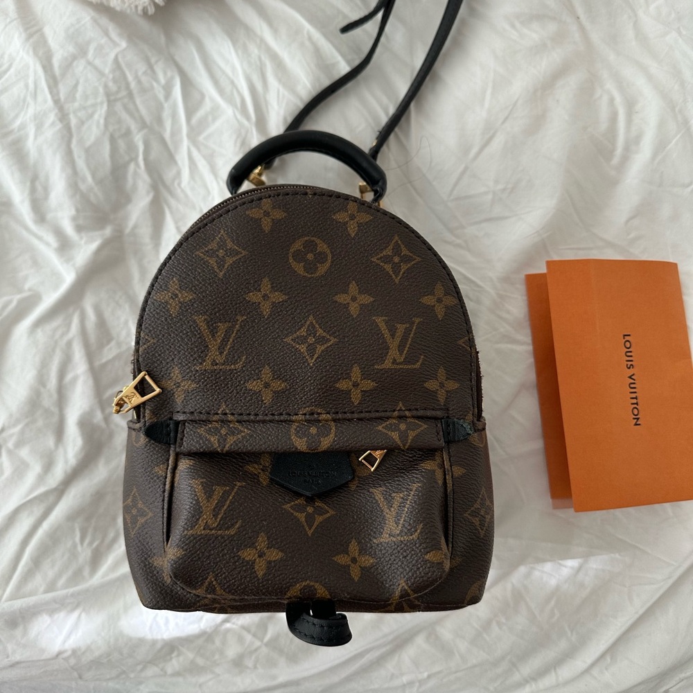 Louis Vuitton Monogram Canvas Mini Backpack - Brown/Black/Gold
